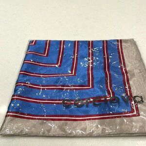 CORCIOVA scarf NWT. Gray, blue, and red. Will finish of various outfits.